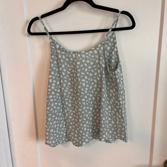 NEW Mine Dusty Mint Spaghetti Strap Tank Top Size Small - Picture 4 of 9